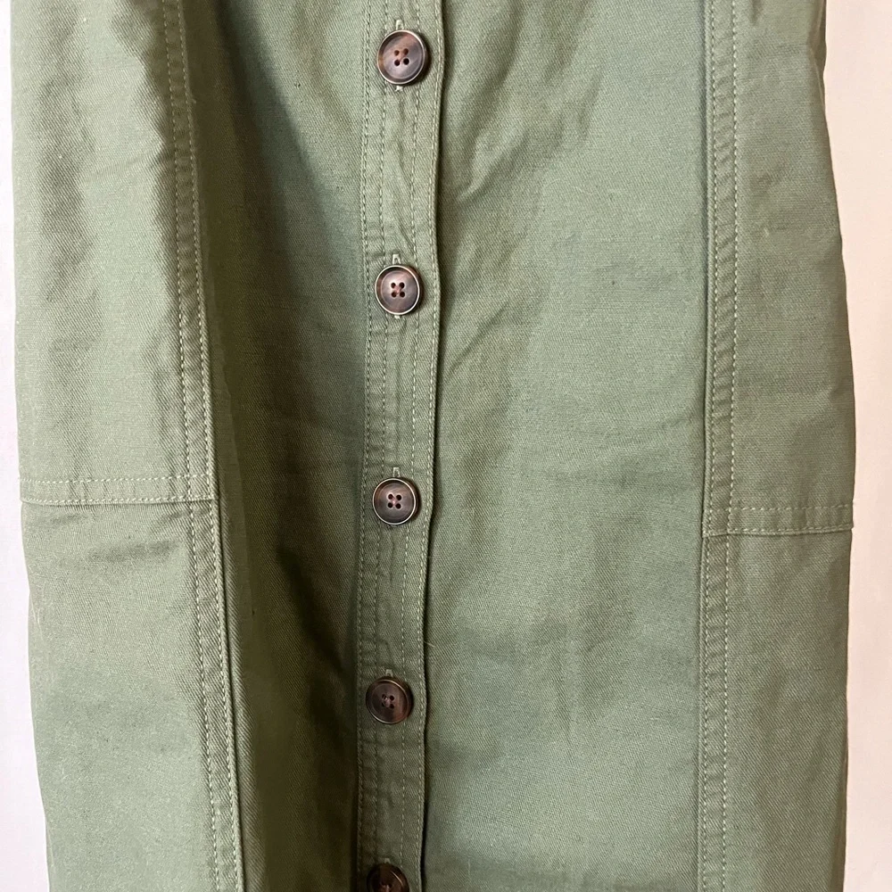 GAP cotton linen apron dress - Picture 5 of 8